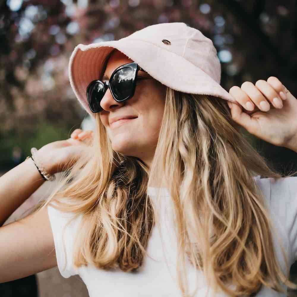 Pretty Simple - Bucket Hat - Poolside or Sunshine - Polyester - Pink